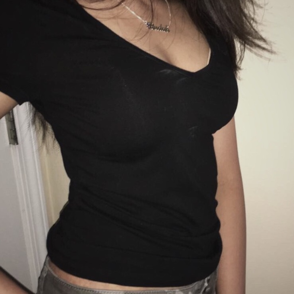 black shirt